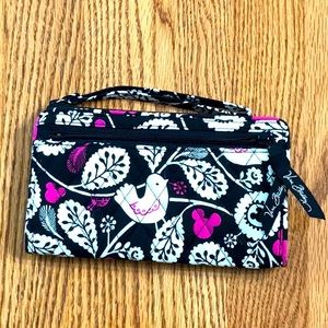 Disney Vera Bradley Mickey Meets Birdie Wristlet - EUC - Retired!